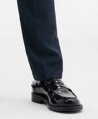 Men's Slim-Fit Wool-Blend Stretch Suit Separate Pants