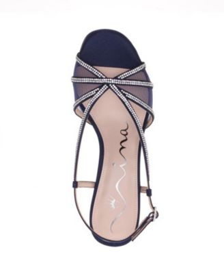 Women's Bonney Rhinestone Block Heel Dress Sandals