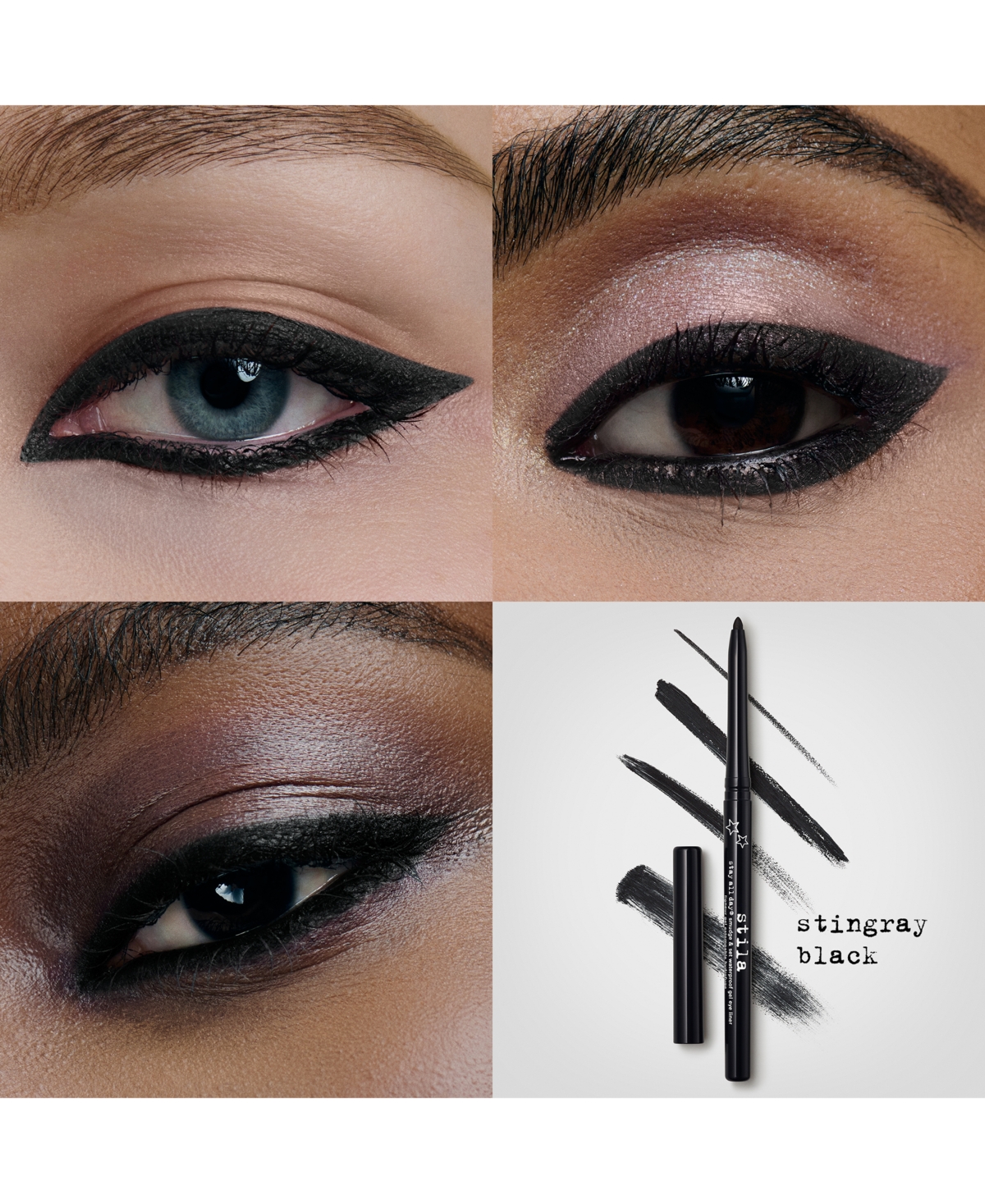 Stila Stay All Day Smudge & Set Waterproof Gel Eye Liner In Stingray Black