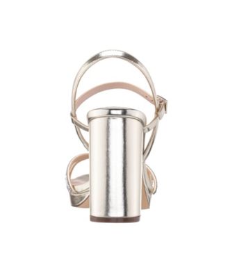 Women's Steven Rhinestones Block Heel Platform Sandals