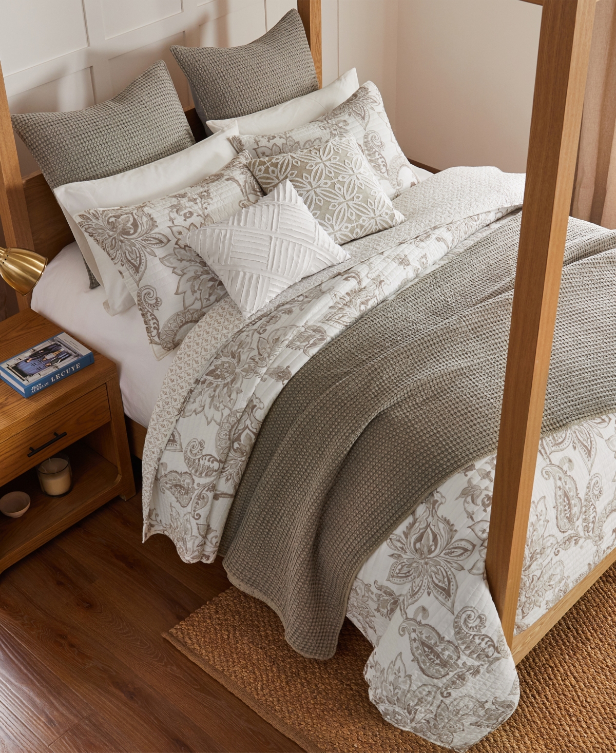 Levtex Bennett 2-pc. Quilt Set, Twin In Taupe