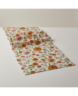 Elaina Printed Table Runner, 72" x 14"