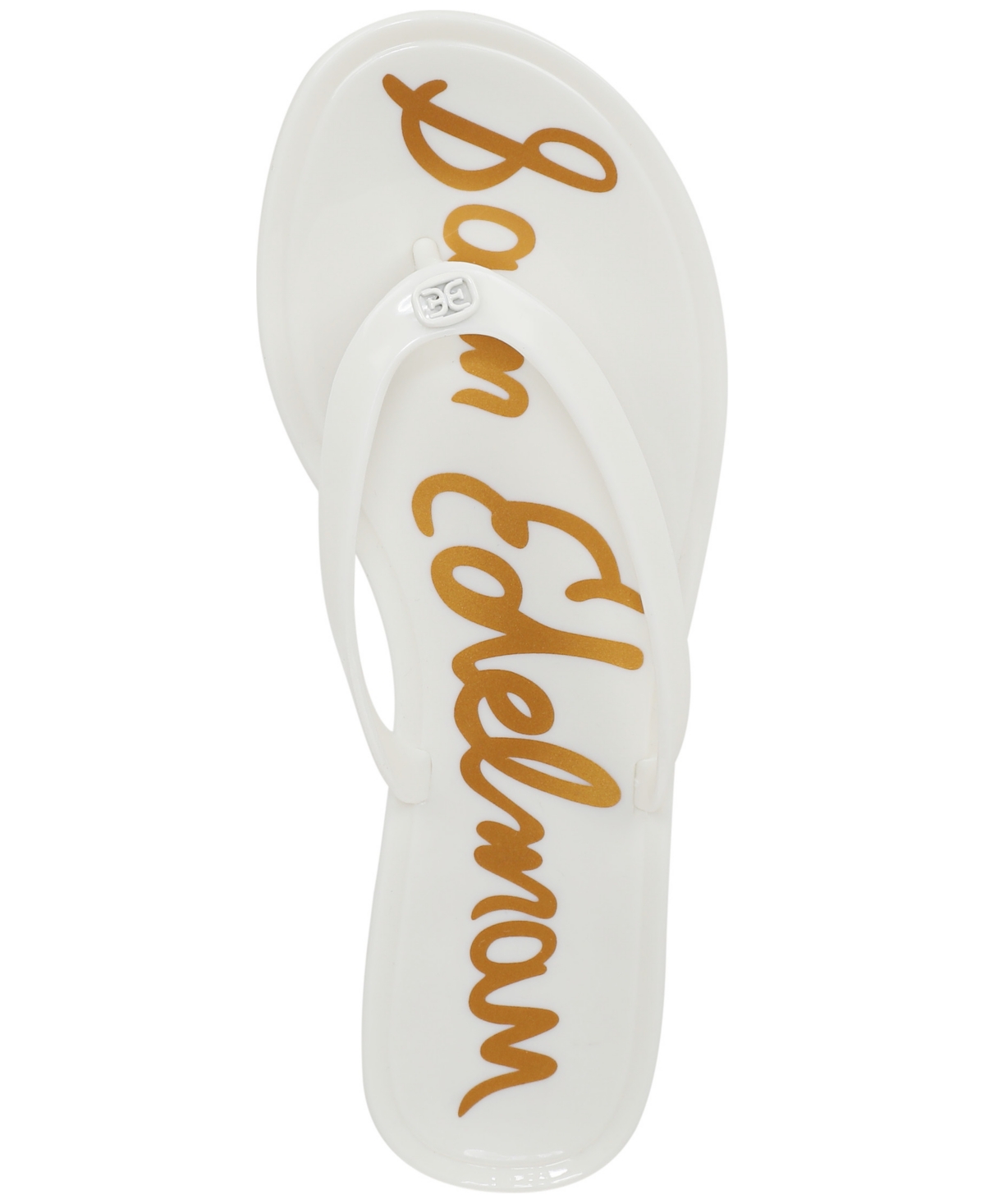 Sam Edelman Dean Jelly Flip Flop White Jelly In Bright White Jelly