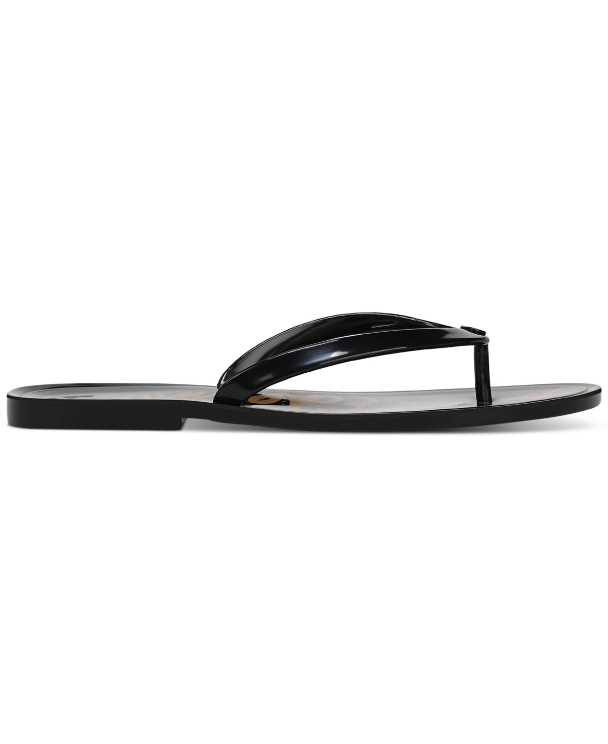 Sam Edelman Dean Jelly Flip Flop Black Jelly In Black Jelly