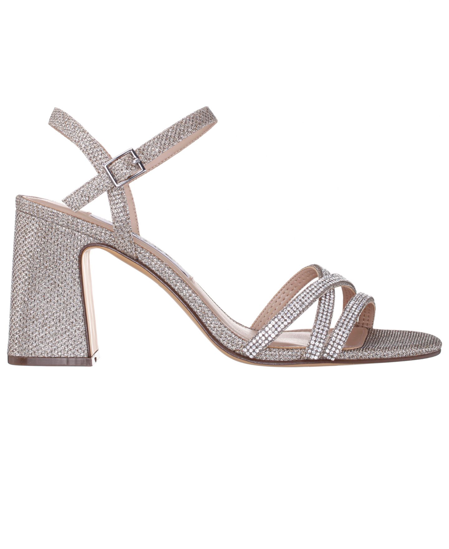 Женские сандалии Nina Quella Block Heel Dress Sandal, цвет: Латте — фото 2
