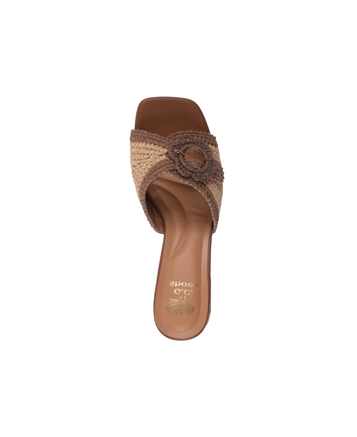 Gc Shoes Women's Liza Block Heel Dress Sandals In Brown