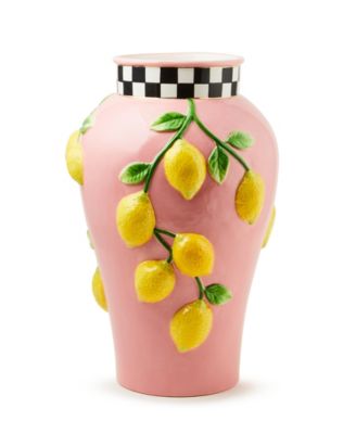 MacKenzie-Childs - Tutti Frutti Lemon Vase