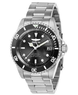 Men's 24760 Pro Diver Automatic 3 Hand Black Dial Watch