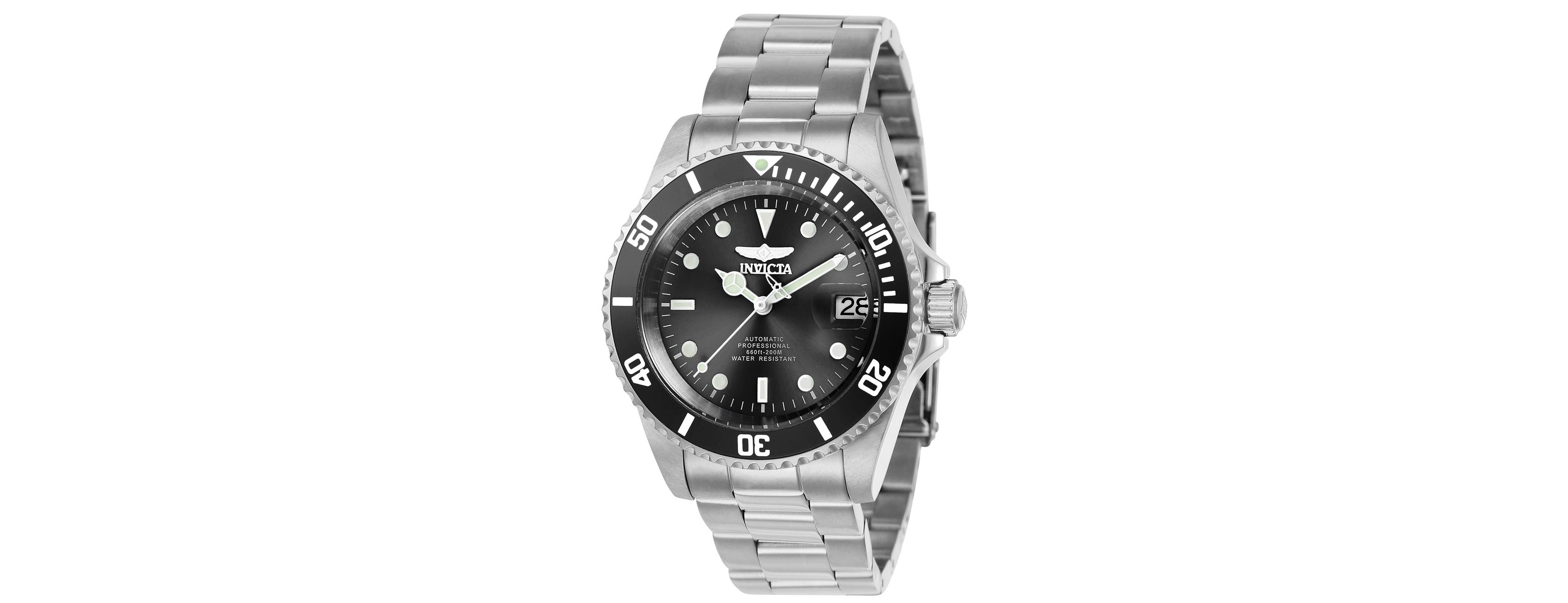 Invicta Men's 24760 Pro Diver Automatic 3 Hand Black Dial Watch