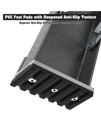 Fibreglass Step Ladder 6-Step 250lbs Gray