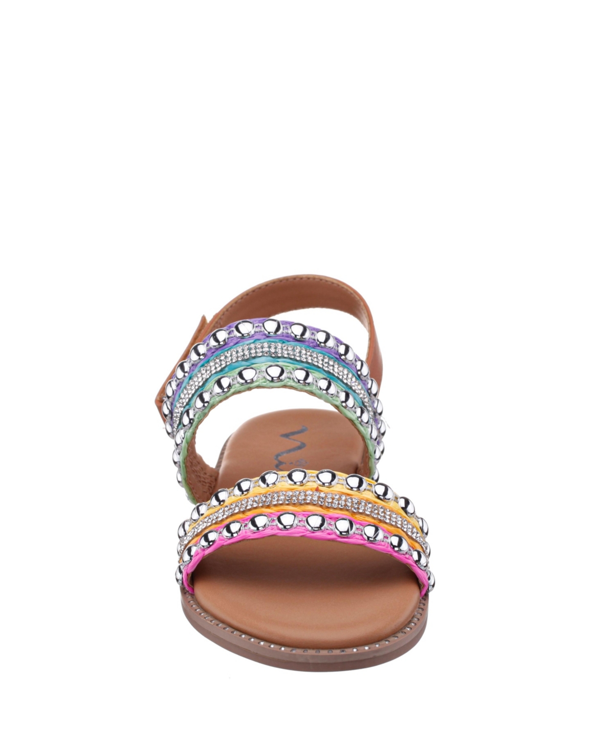 Nina Little Girls Suissa Flat Sandals In Multi