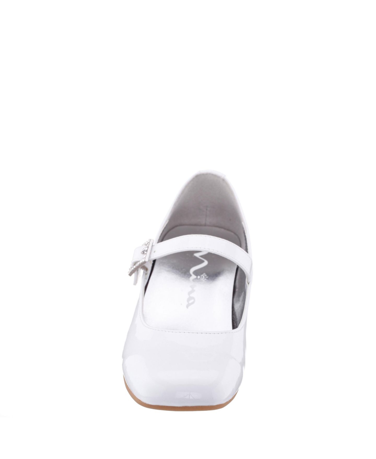 Туфли Nina Mila Heel Mary Jane Pumps для девочек, цвет: Белый — фото 4