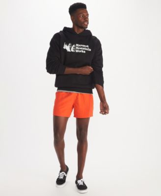 Men's MMW Logo Fleece Pullover Hoodie Sweatshirt