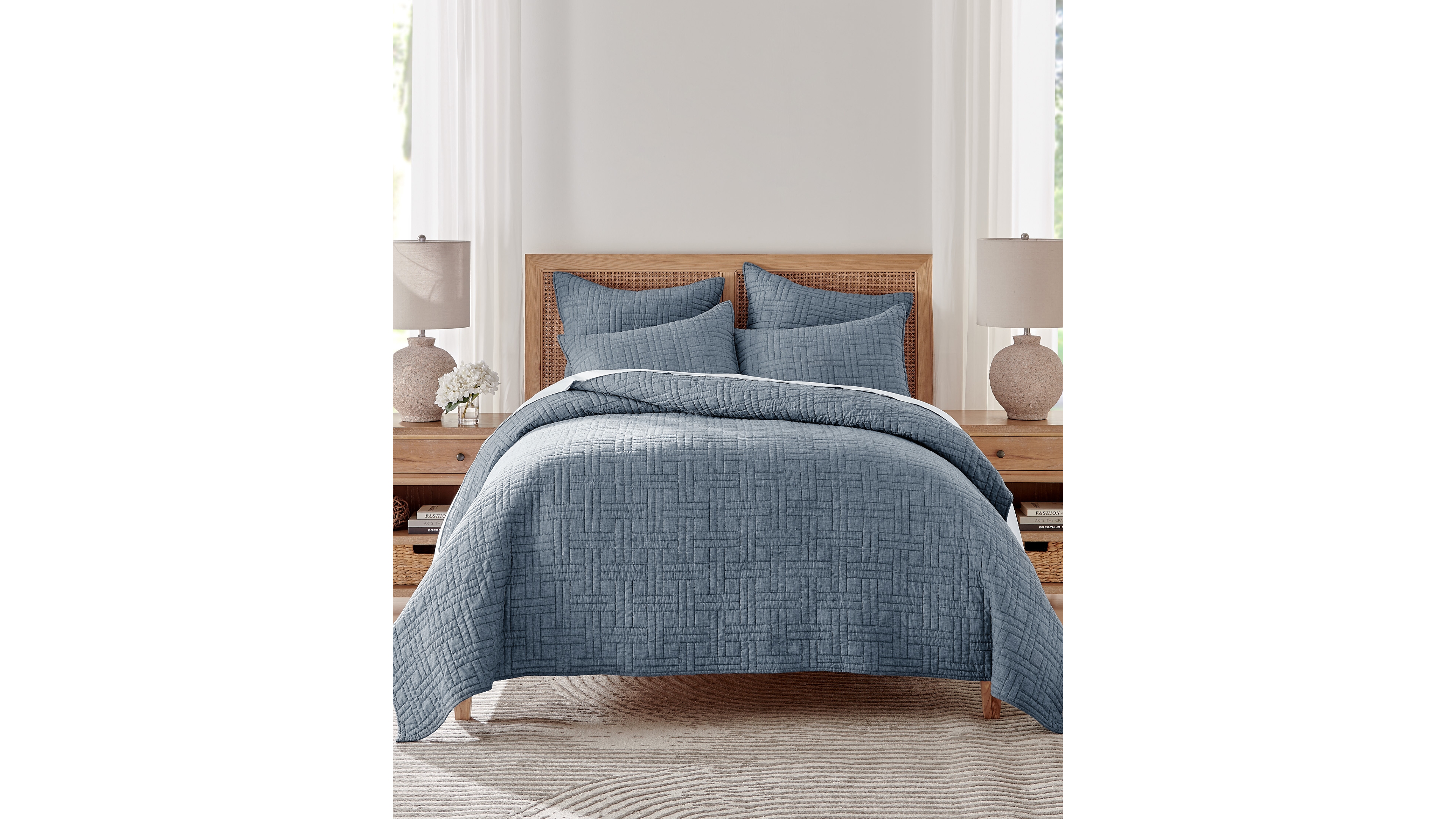 Levtex Melange Stitch Stitching 3-Pc. Quilt Set, King/California King