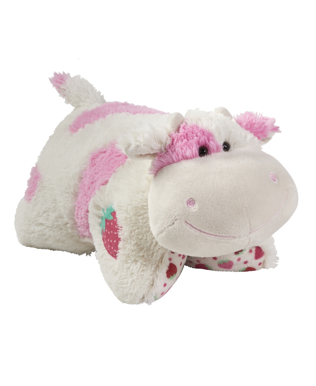 Pillow Pets Sweet Scented Jumbo Cow Plush Pillow Pet In Pink