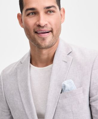 Men's Slim-Fit Linen Suit Separate Jacket, Exclusively at Macy's
