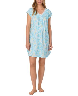 Eileen West - Women's Short-Sleeve Floral Sleepshirt