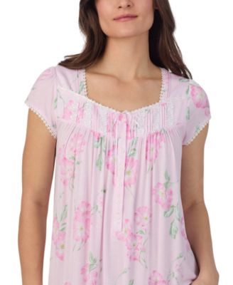Women's Cap-Sleeve Floral Waltz Nightgown