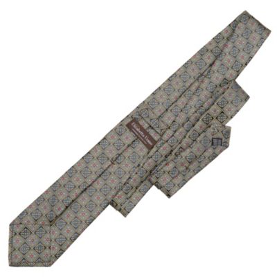 Big & Tall De Sica- Silk Jacquard Tie for Men