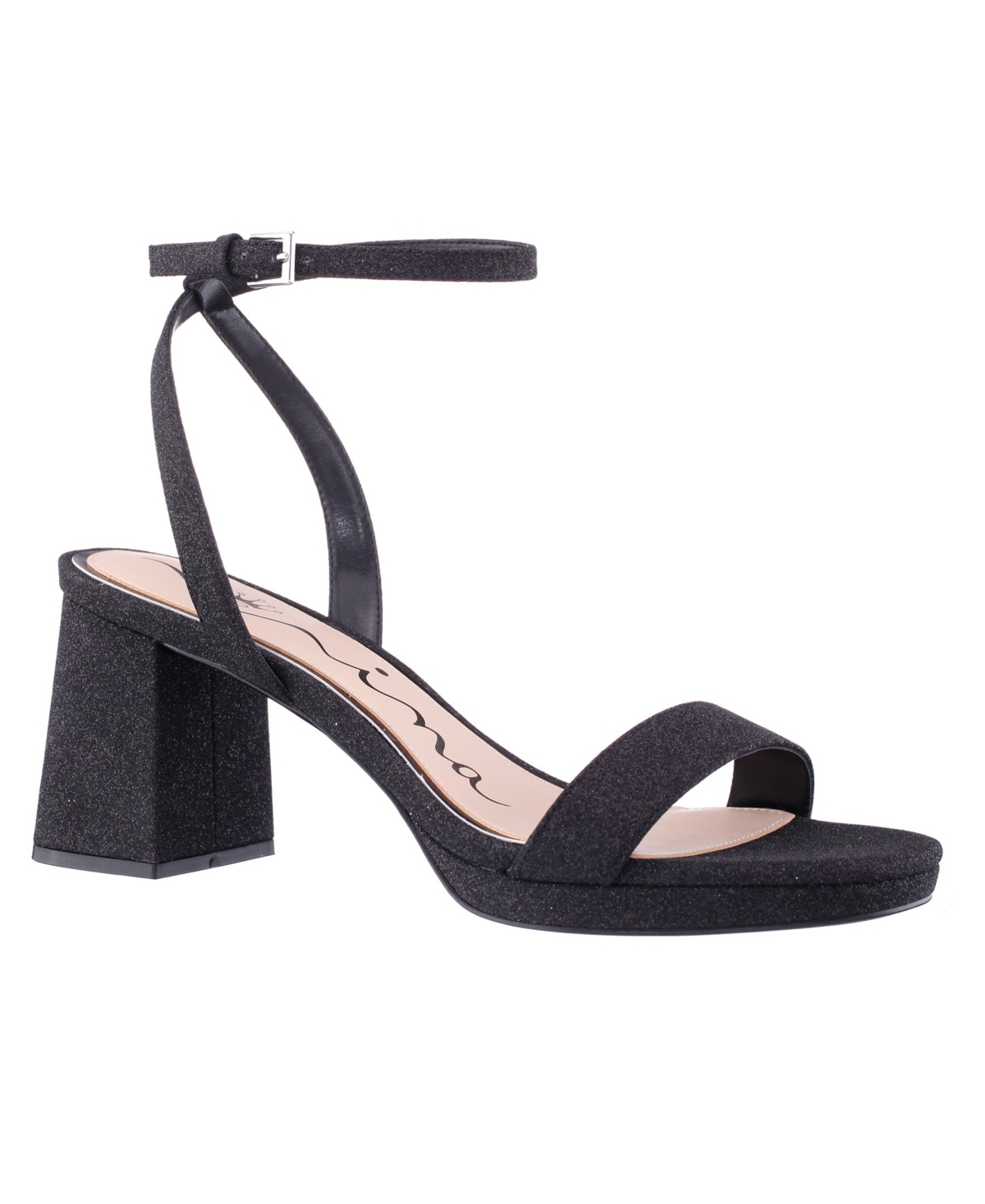 NINA WOMEN'S BERGEN BLOCK HEEL DRESS SANDALS 