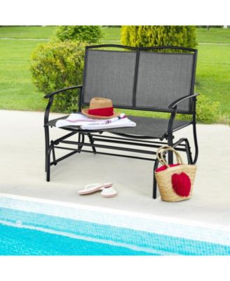 Iron Patio Rocking Chair for Outdoor Backyard and Lawn