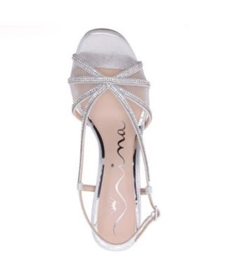 Women's Bonney Rhinestone Block Heel Dress Sandals