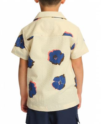 Little and Big Boys Button-Up Shirt