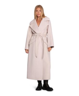 Women's Heart To Heart Large Collar Maxi Coat