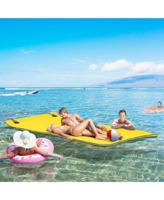 9' x 6' Lily Pad Floating Mat, Floating Water Pad for Lake,