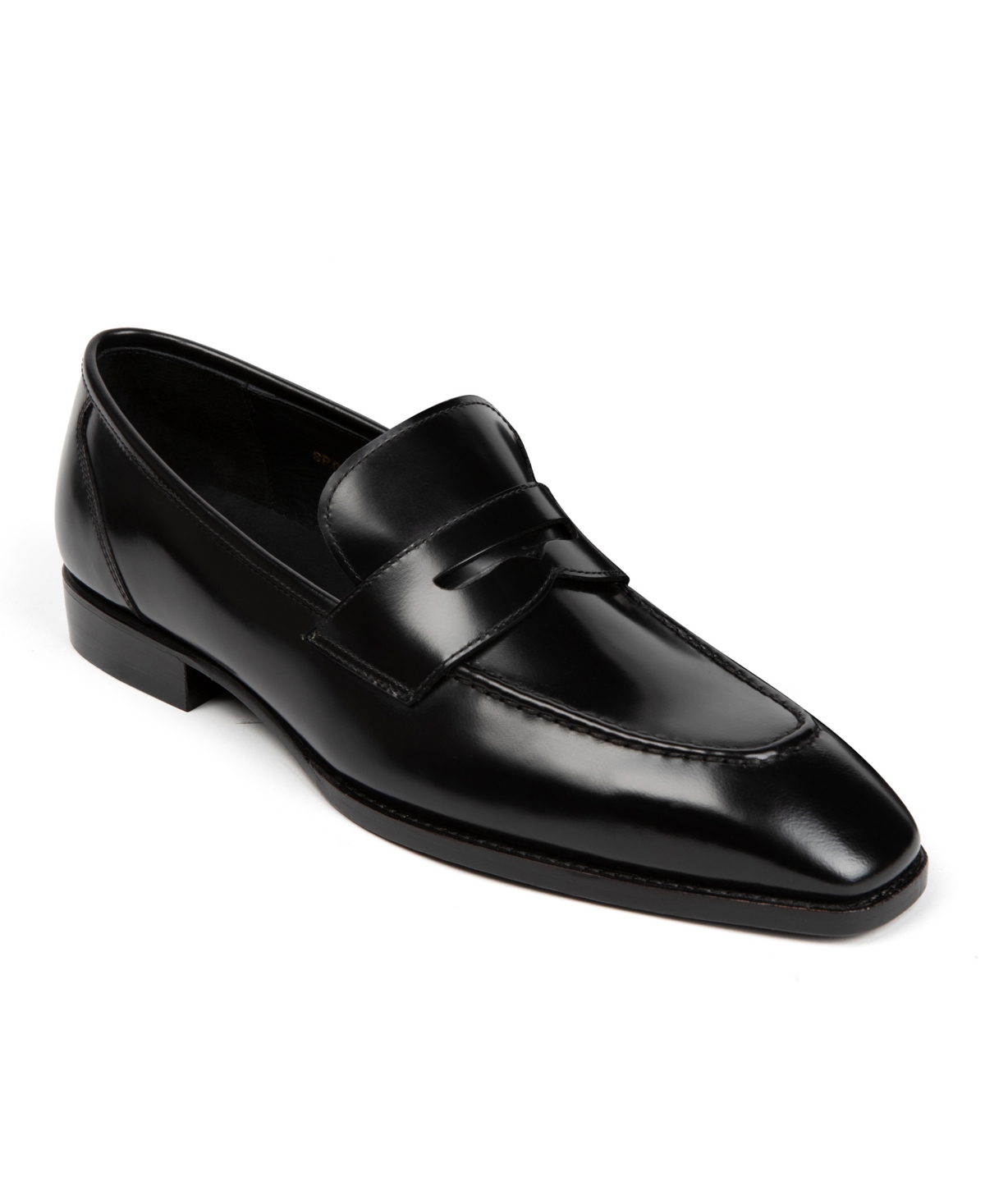 Men's Belmont Leather Penny Loafers - Velvet Noir Black Suede