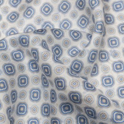 Men's Italo - Double Sided Silk Pocket Square for Men