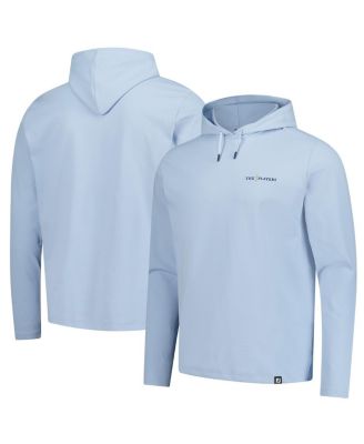 FootJoy - Men's Light Blue The Players Ottoman Jacquard Pullover Hoodie