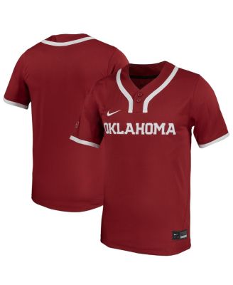 Nike - Men's Crimson Oklahoma Sooners Replica Softball Jersey
