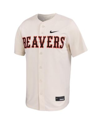 Men's Natural Oregon State Beavers Limited Baseball Jersey