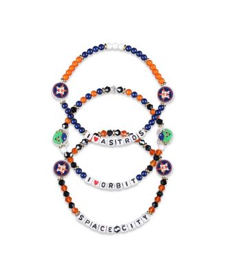 Houston Astros Friendship Bracelet, Set of 3