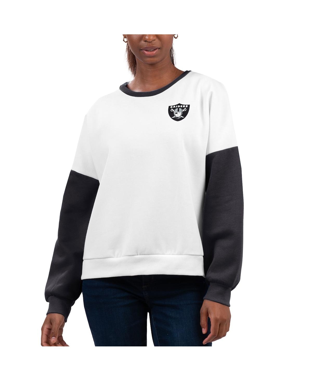 Women's White Las Vegas Raiders A-Game Pullover Sweatshirt - White
