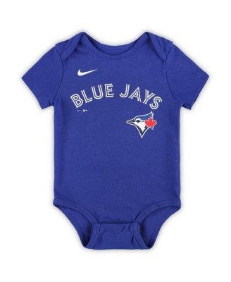 Baby Boys and Girls Vladimir Guerrero Jr. Royal Toronto Blue Jays Fuse Name Number Bodysuit