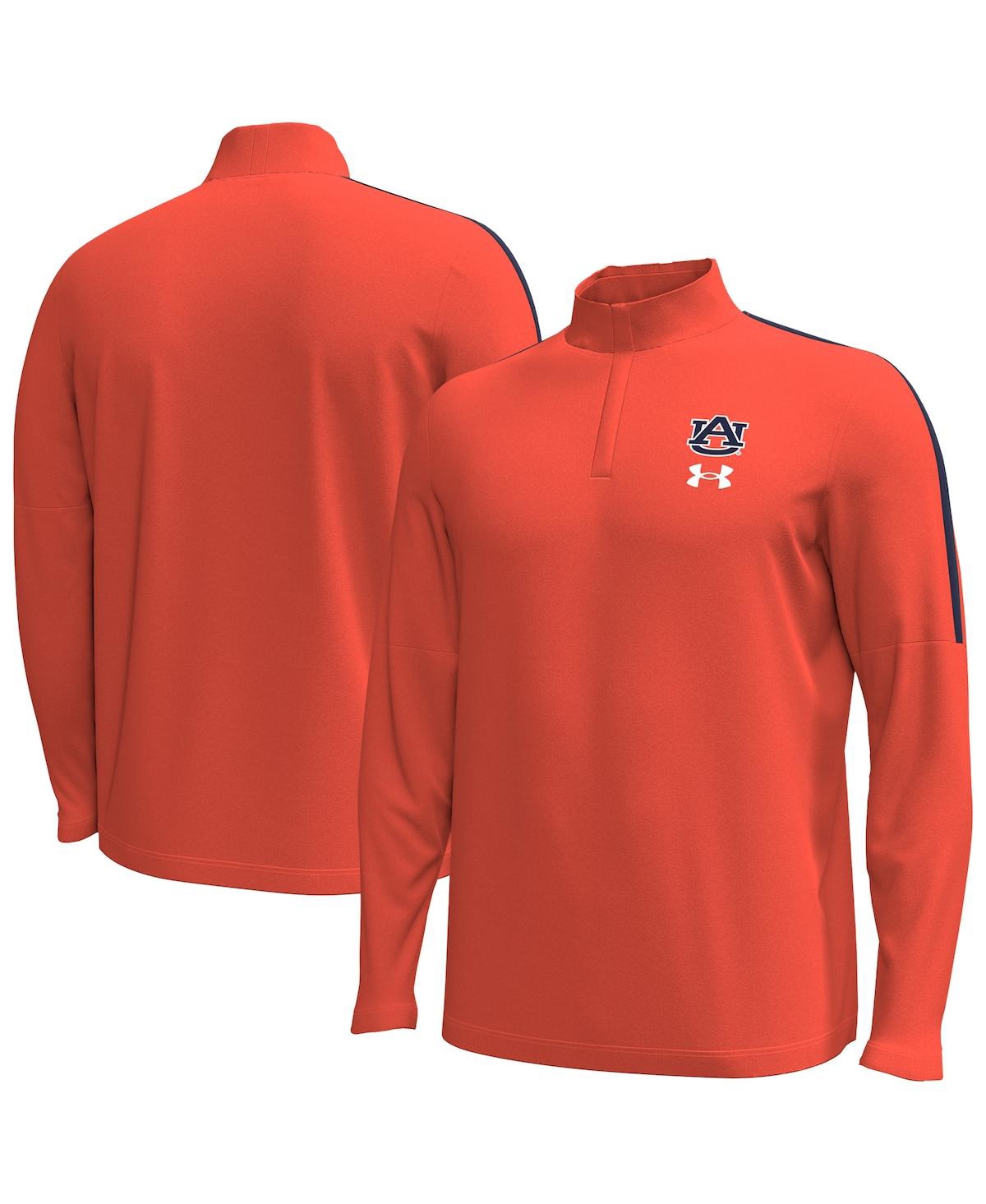 Men's Orange Auburn Tigers Playoff Performance Quarter-Zip Jacket - Orange