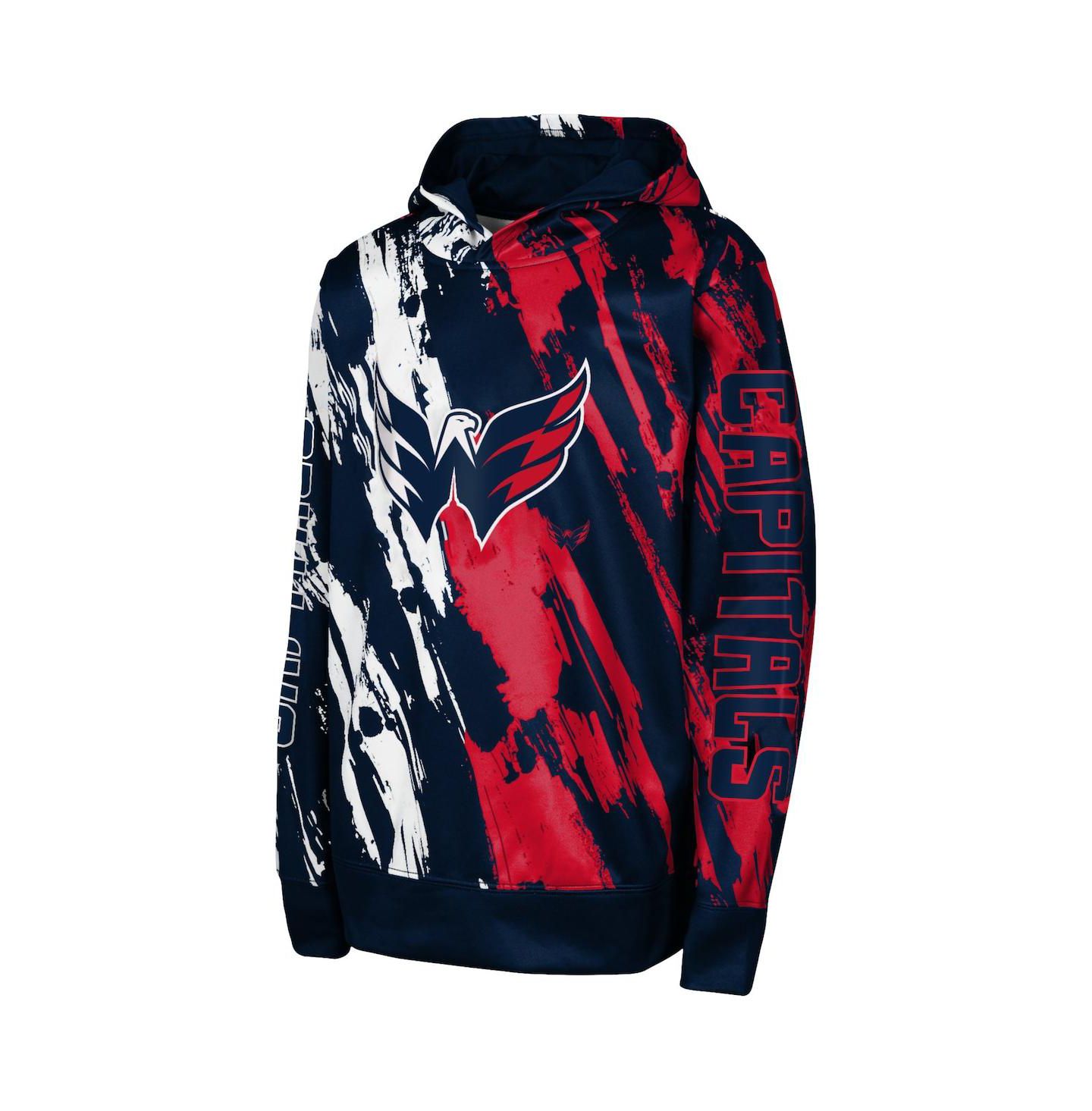 Худи Outerstuff Red Washington Capitals Master Snipe Pullover для мальчиков — фото 2