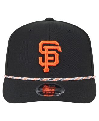 Men's Black San Francisco Giants Multi-Rope 9Seventy Stretch-Snap Hat
