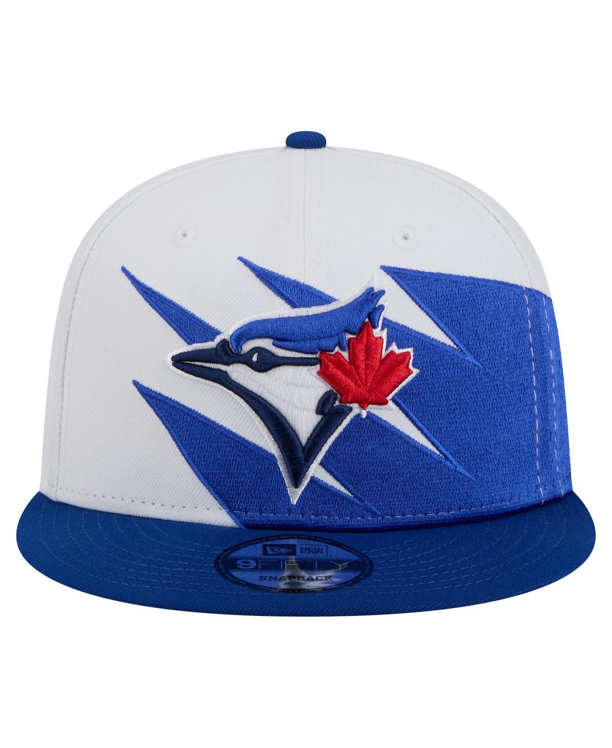 NEW ERA MEN'S ROYAL/WHITE TORONTO BLUE JAYS JAGGED 9FIFTY SNAPBACK HAT 
