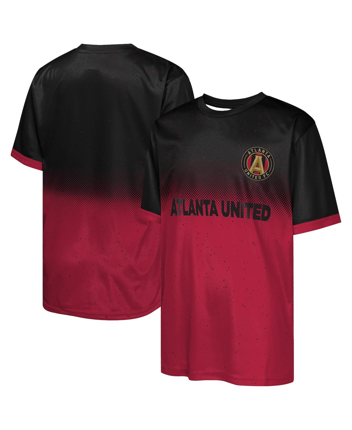 Outerstuff Big Boys And Girls  Black Atlanta United Fc Stalwart Defender T-shirt In Black