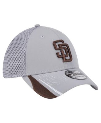 Men's Gray San Diego Padres Linear 39Thirty Flex-Fit Hat