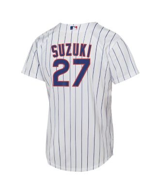 Big Boys and Girls Seiya Suzuki White Chicago Cubs Home Replica Player Jersey