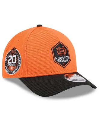 New Era - Men's Orange Houston Dynamo FC 2025 Jersey Hook 9FORTY M-Crown Adjustable Hat