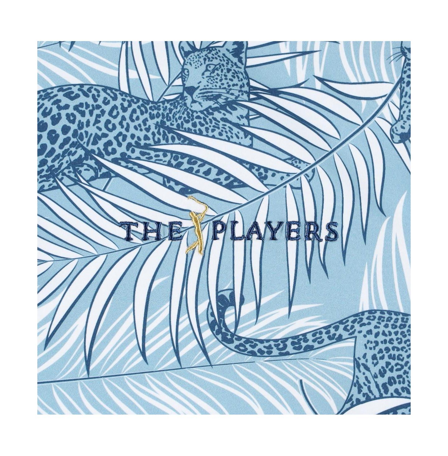Мужское поло Flomotion Blue The Players Party Animal Polo Shirt — фото 4