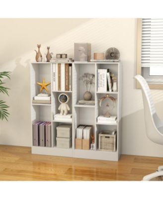 41 Inches 5-Cube Floor Bookcase with 2 Anti-Tipping Kits