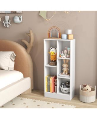 41 Inches 5-Cube Floor Bookcase with 2 Anti-Tipping Kits