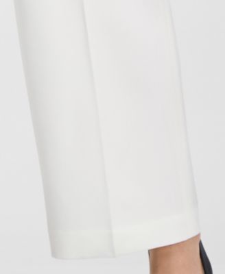 Women's Crepe Two-Button Jacket & Pull-On Pantsuit Set, Regular & Petite