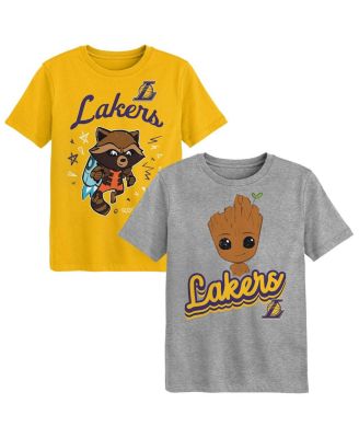 Outerstuff - Preschool 2-piece Los Angeles Lakers Guardians of The Galaxy T-shirt Set